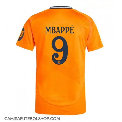 Camisa de time de futebol Real Madrid Kylian Mbappe #9 Replicas 2º Equipamento 2024-25 Manga Curta